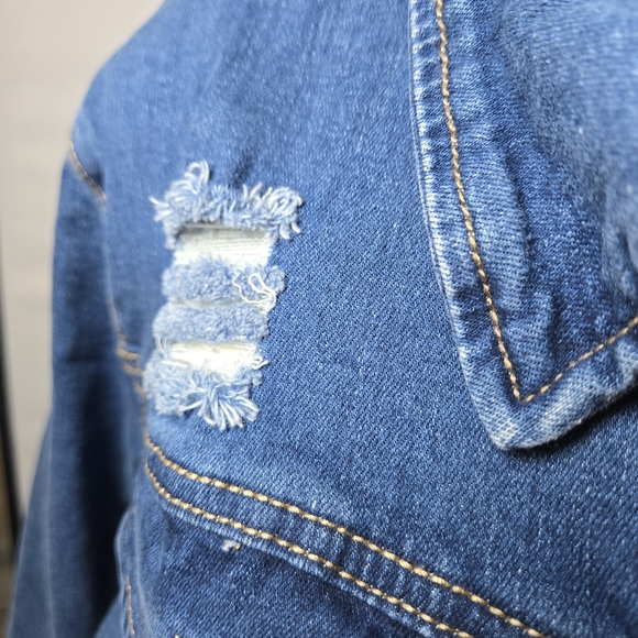 Rina Rossi Blue Jean Jacket New With Tags - Picture 3 of 12